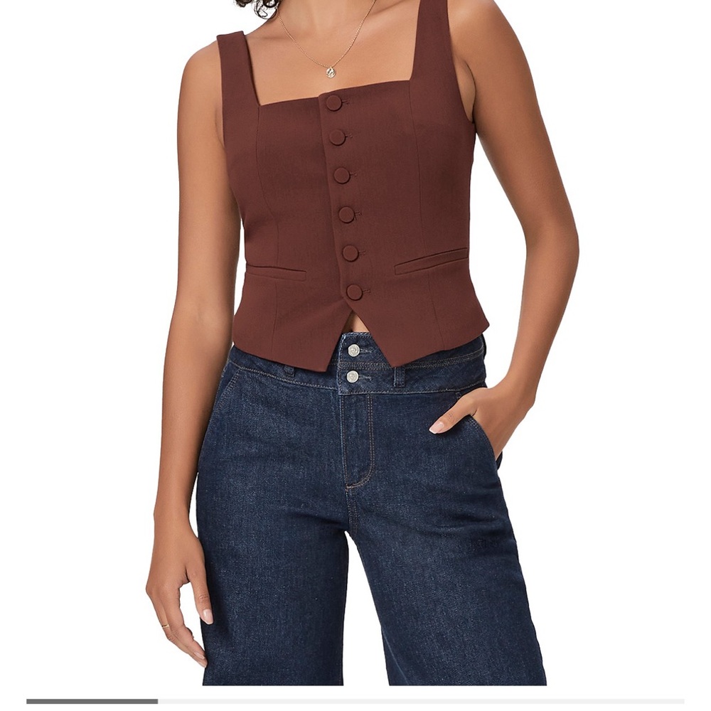 PAIGE Irene Square Neck Vest